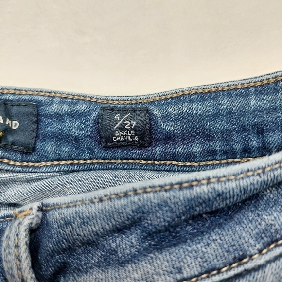 LUCKY BRAND WOMEN'S BLUE CHEVILLE LOLITA SKINNY ANKLE JEANS SIZE 4/27 *SEE NOTES - Picture 3 of 9